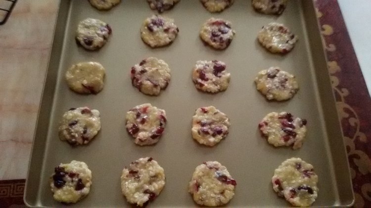 蔓越莓燕麦脆饼步骤7