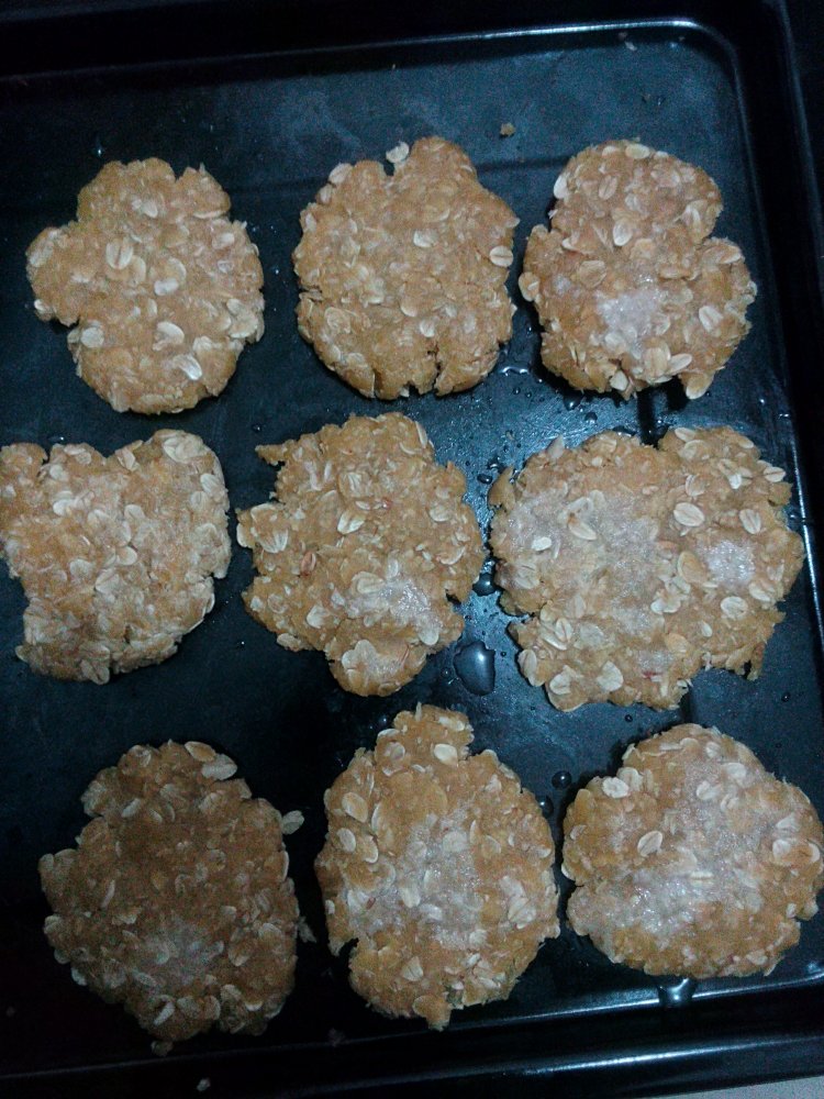 粗粮燕麦饼干步骤6