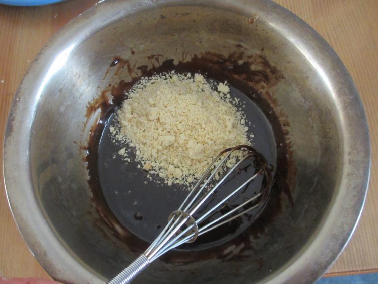 花生巧克力夹心饼干步骤4