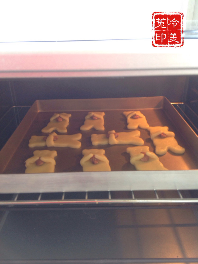 小熊杏仁饼干步骤11