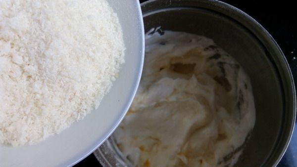 椰蓉薄饼步骤7
