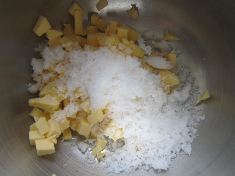 抹茶杏仁西饼步骤2