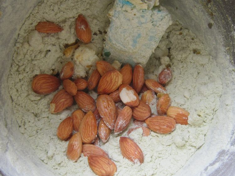抹茶杏仁西饼步骤7