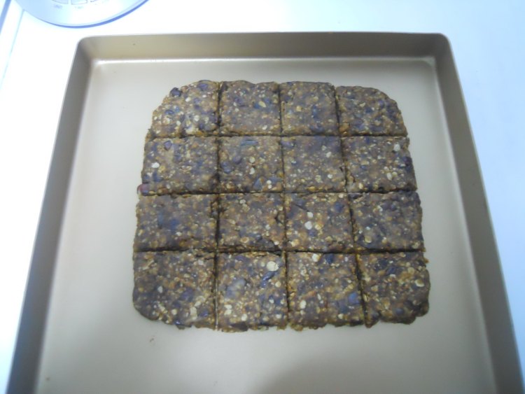 茯苓红豆燕麦酥步骤9