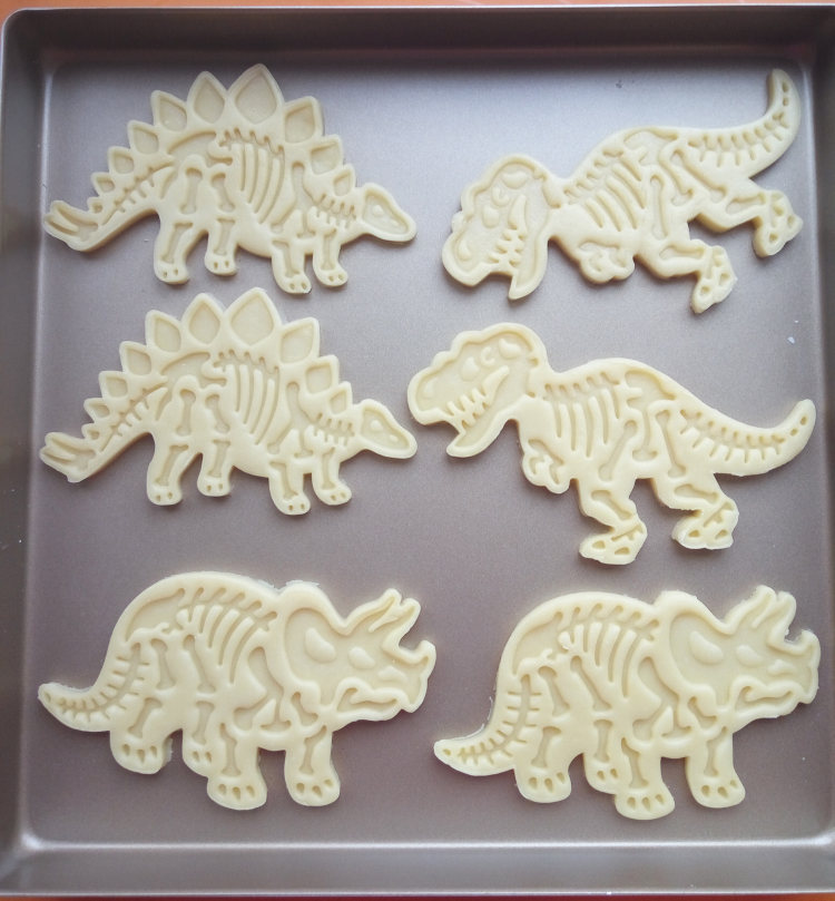 霸王龙恐龙化石饼干步骤5