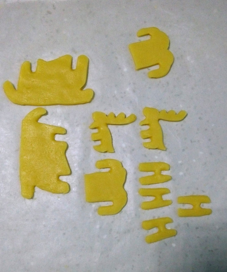 圣诞节翻糖立体饼干步骤6