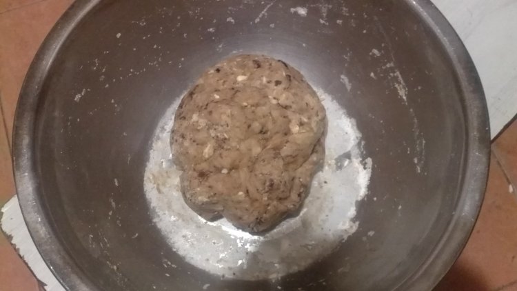 红糖蔓越莓莜面松饼步骤9
