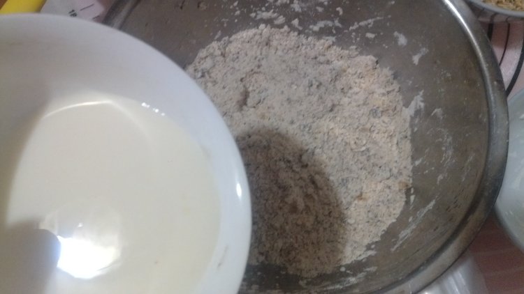 红糖蔓越莓莜面松饼步骤6