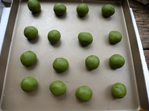 抹茶巧克力豆饼干步骤7