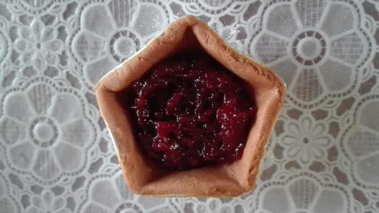 可可味蔓越莓馅饼步骤5