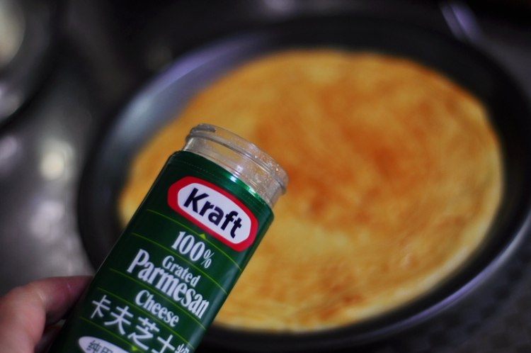 美豆面包机芦笋番茄披步骤6