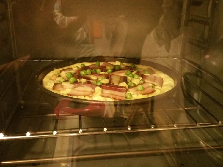 腊肉比萨步骤14