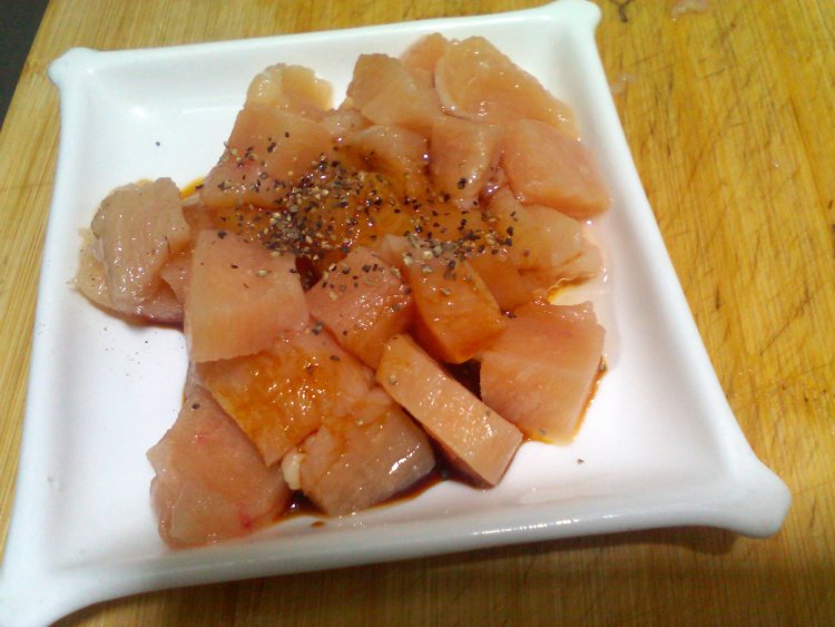 鸡肉虾仁披萨步骤5
