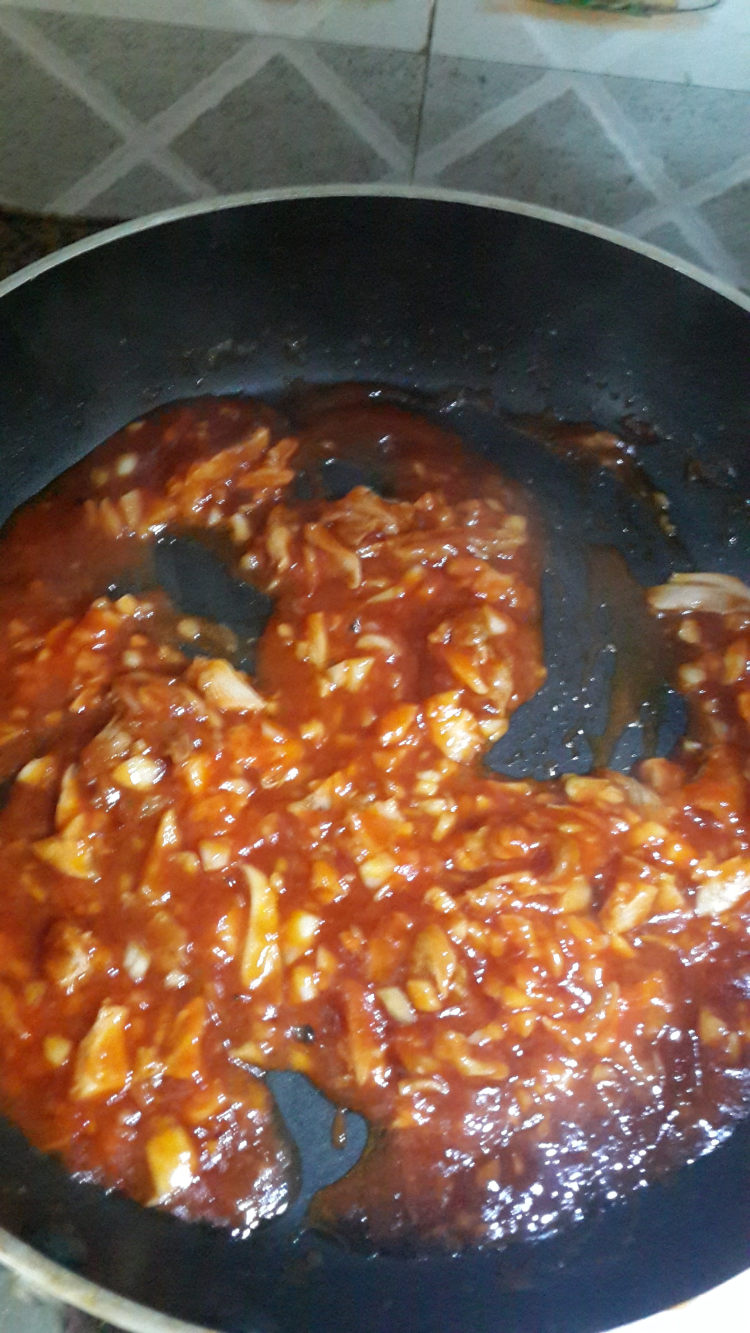 原香烧烤鸡肉比萨步骤8