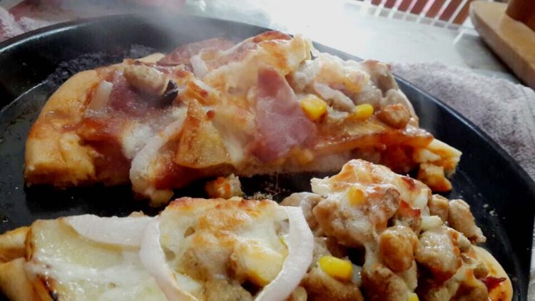 牛肉粒培根双味披萨步骤6