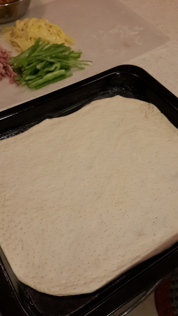 奥尔良鸡肉土豆披萨步骤9