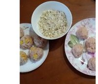 凤尾虾鸡肉球披萨步骤1