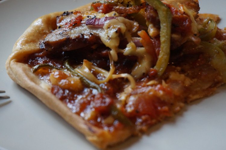叉烧肉大虾双拼pizza步骤27