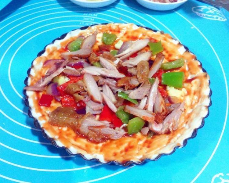 奥尔良鸡腿披萨步骤15