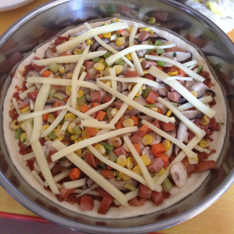 鸡腿披萨步骤9