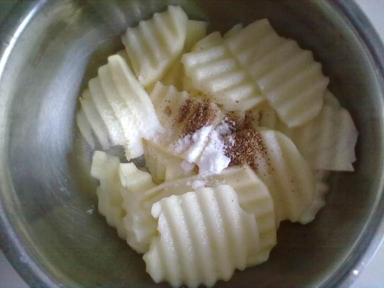 土豆火腿沙拉披萨步骤11
