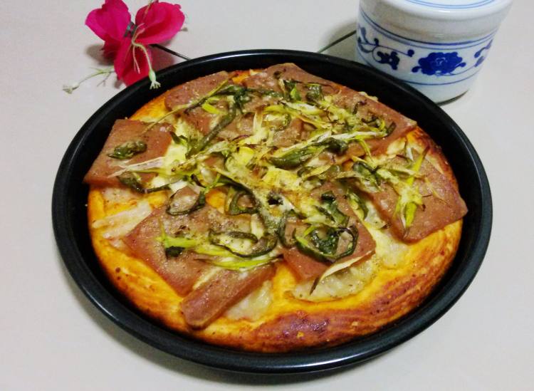 土豆火腿沙拉披萨步骤18