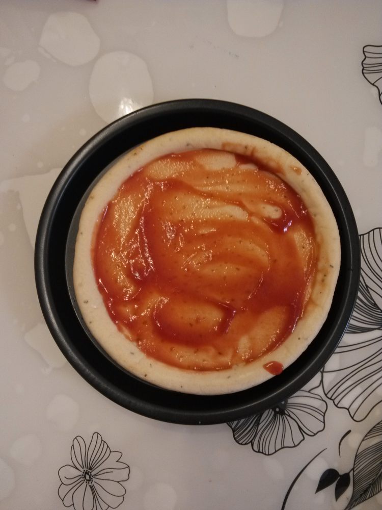 蔬菜披萨步骤7