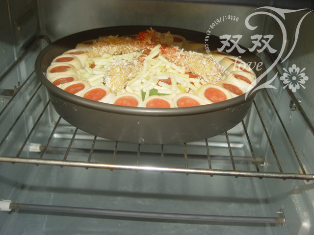 香酥虾花边披萨步骤29