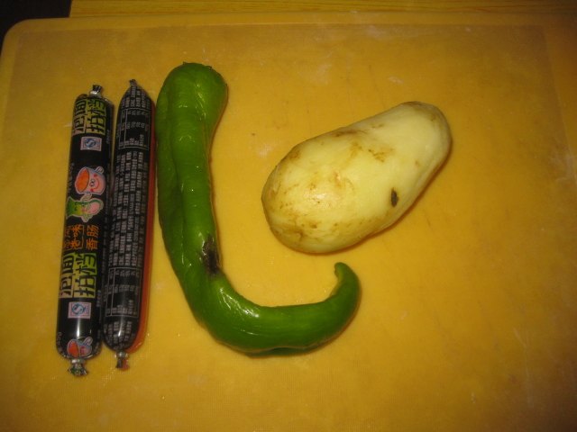 土豆火腿披萨步骤1