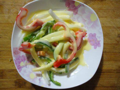 平底锅豆腐比萨步骤2