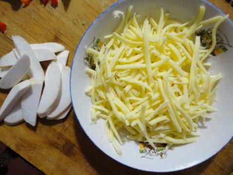 平底锅豆腐比萨步骤3