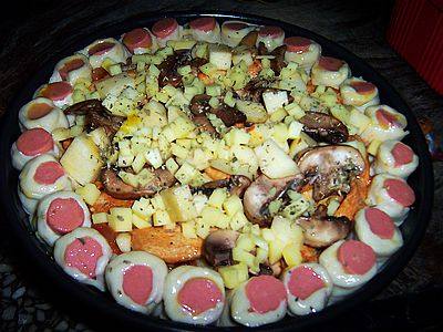 花边苹果鸡肉披萨步骤23