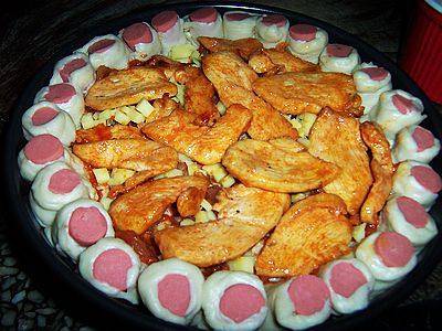 花边苹果鸡肉披萨步骤21