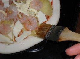 鲜虾土豆披萨步骤11