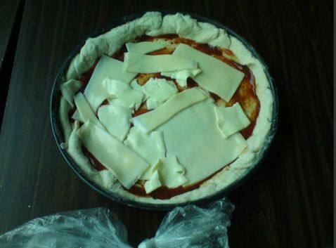 芝士PIZZA步骤3