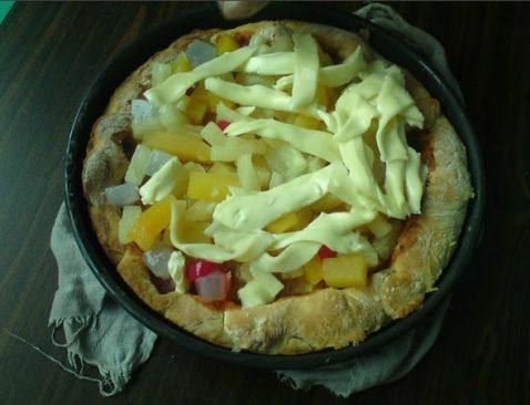 芝士PIZZA步骤5