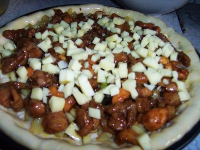 宫保鸡丁披萨步骤17