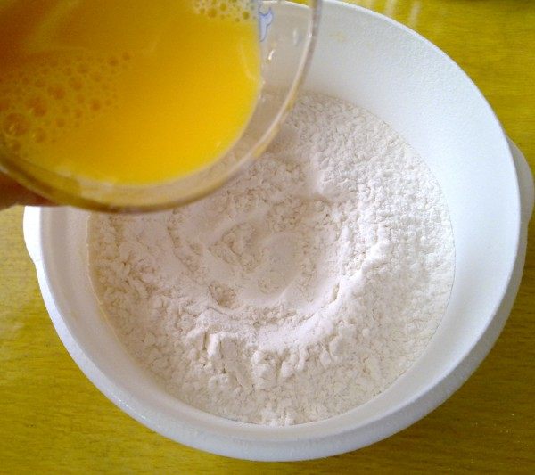 中西混搭的番薯腊肠披步骤10