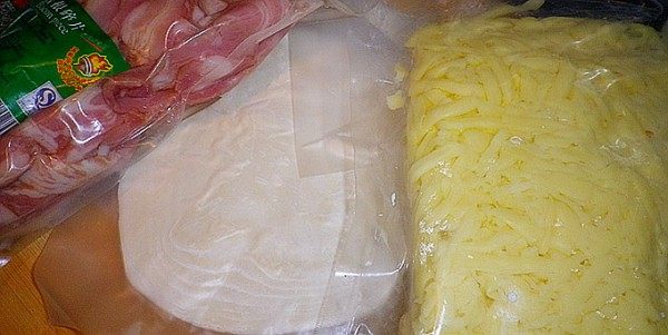 酥皮培根披萨步骤1
