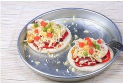 袖珍版小披萨步骤7