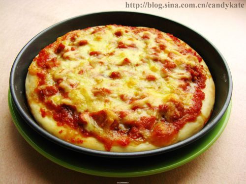 蜜汁叉烧鸡肉PIZZA步骤10