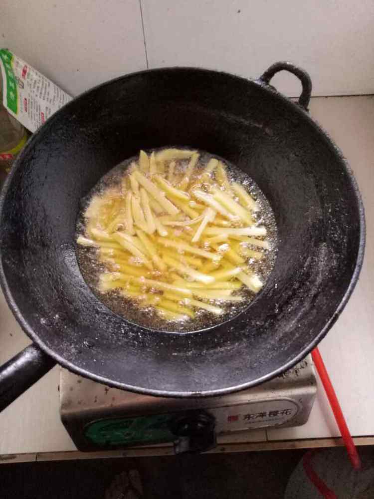 自制炸薯条步骤8