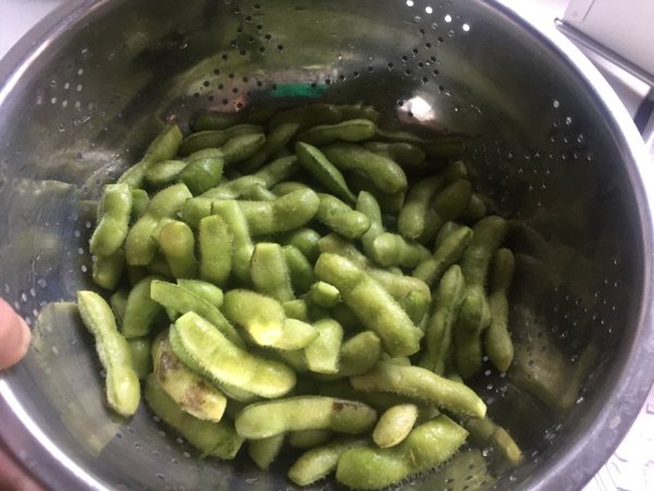 糟卤毛豆步骤3