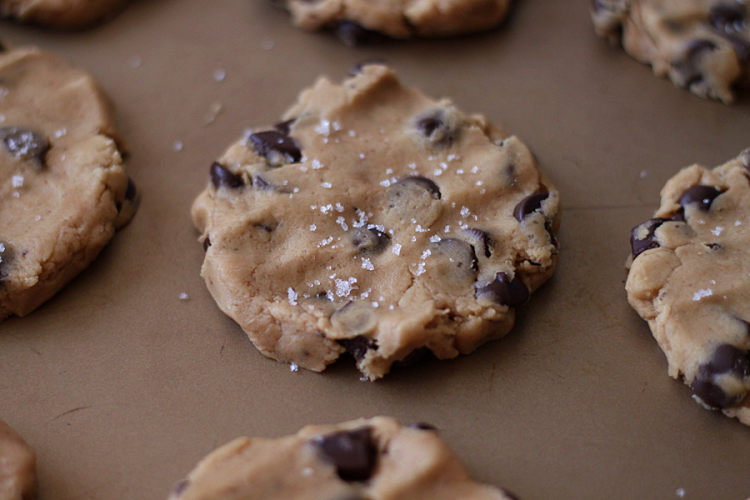 海盐巧克力大cookie步骤13