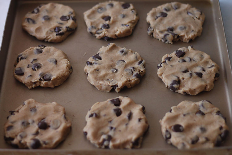 海盐巧克力大cookie步骤12