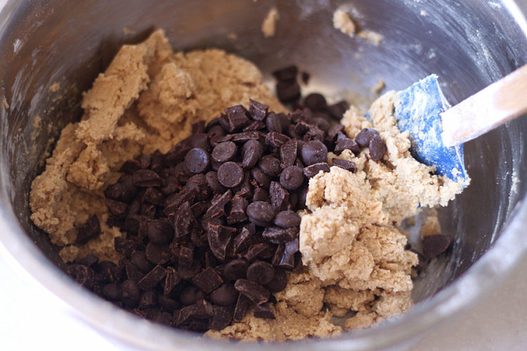 海盐巧克力大cookie步骤9