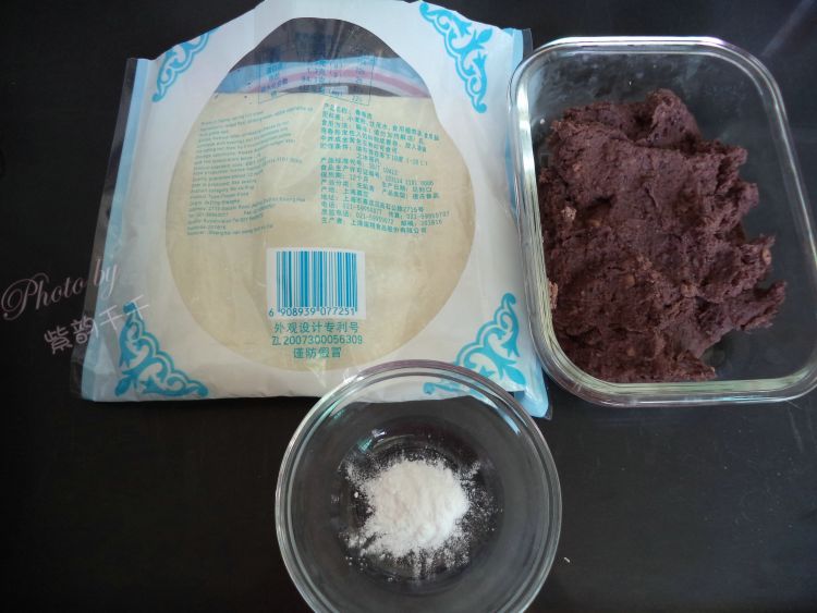 广东红豆沙春卷步骤1