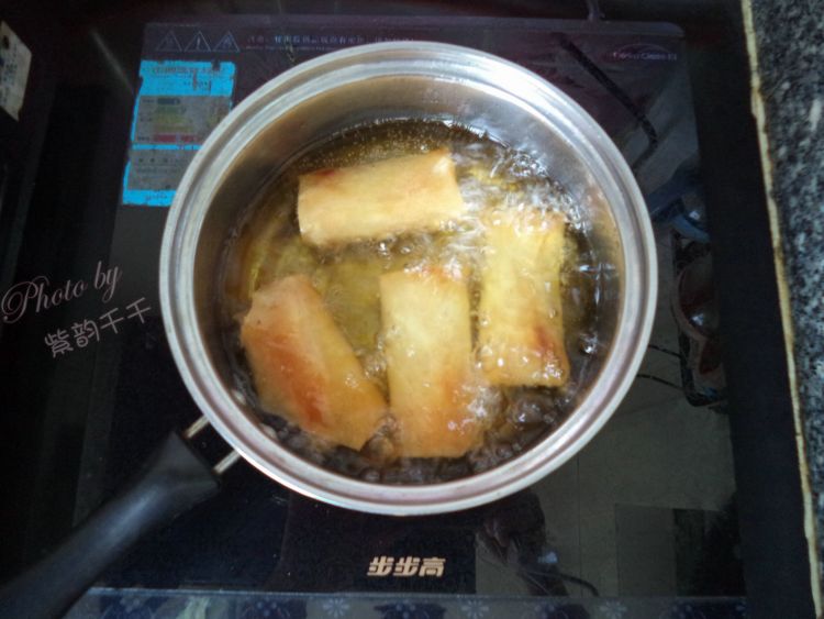 广东红豆沙春卷步骤9