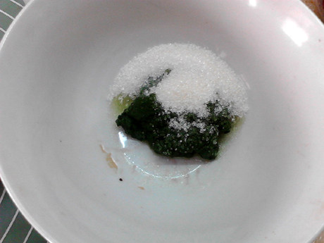 芝麻茼蒿青团步骤2