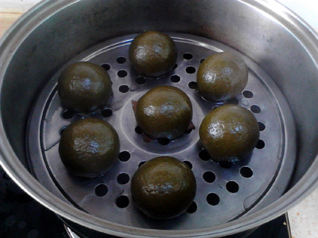 芝麻茼蒿青团步骤9